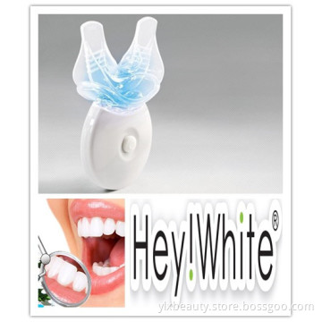 Wholesale price blue 7LEDS teeth whitening light/ dental whitening machine